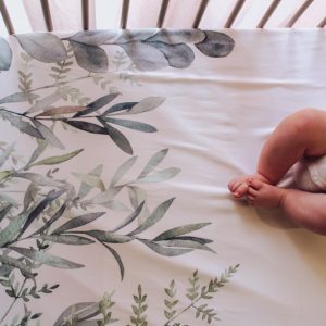 Printed Cot Fitted Sheet